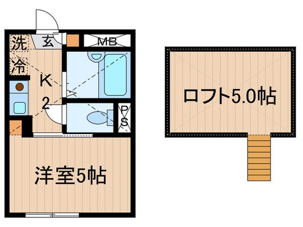 ア－ネスト羽田の物件間取画像